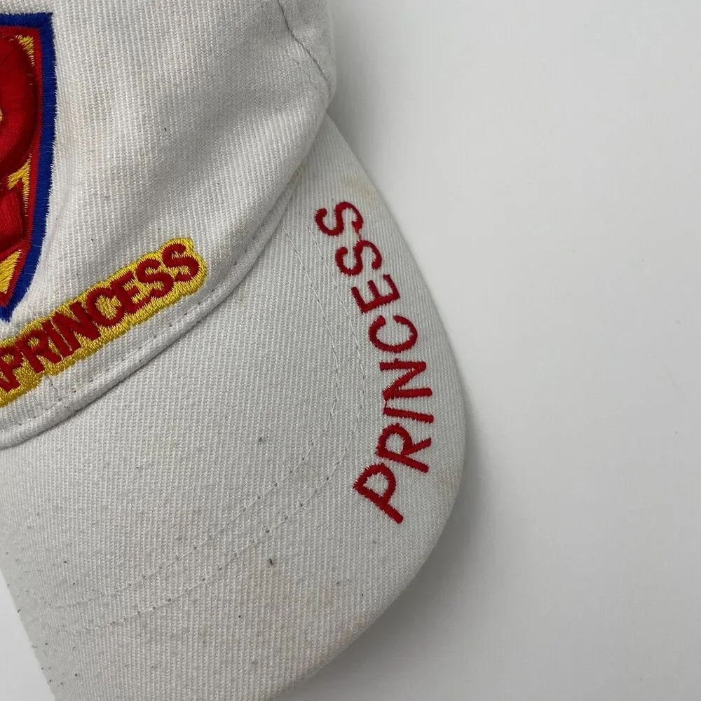 Elite Sportswear Baseball Hat Girls Youth One Size White Super Princess Cap Logo